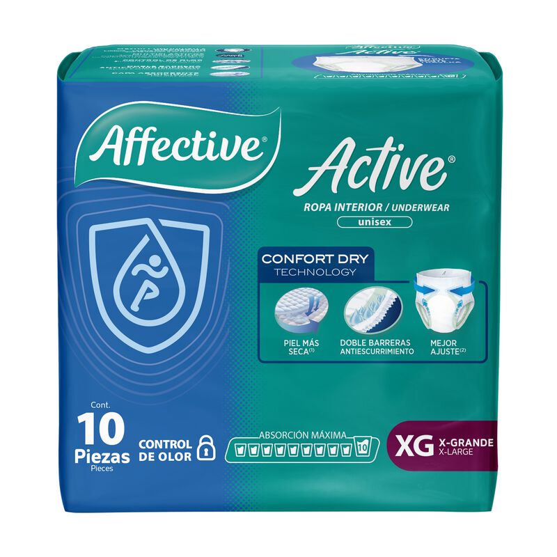 AFFECTIVE ACTIVE SAFE PANTS XG 10 PZAS
