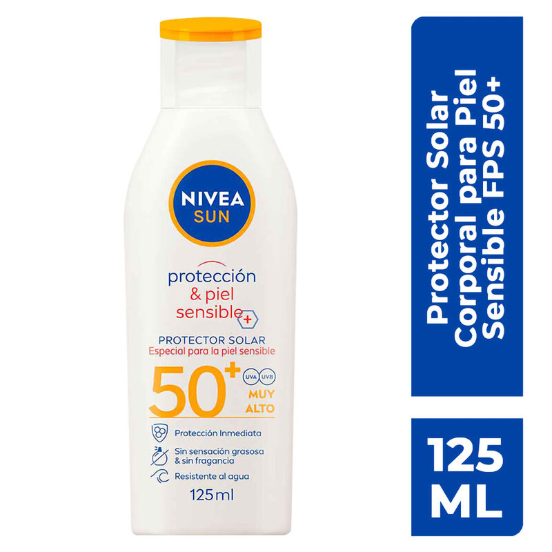 NIVEA BLOQUEADOR SUN SENSIBLE 125ML