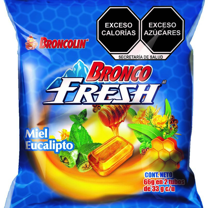Broncofresh Mentol 66G 2 Pzas