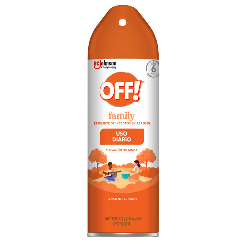 OFF! Family Repelente de Insectos en Aerosol 170gr