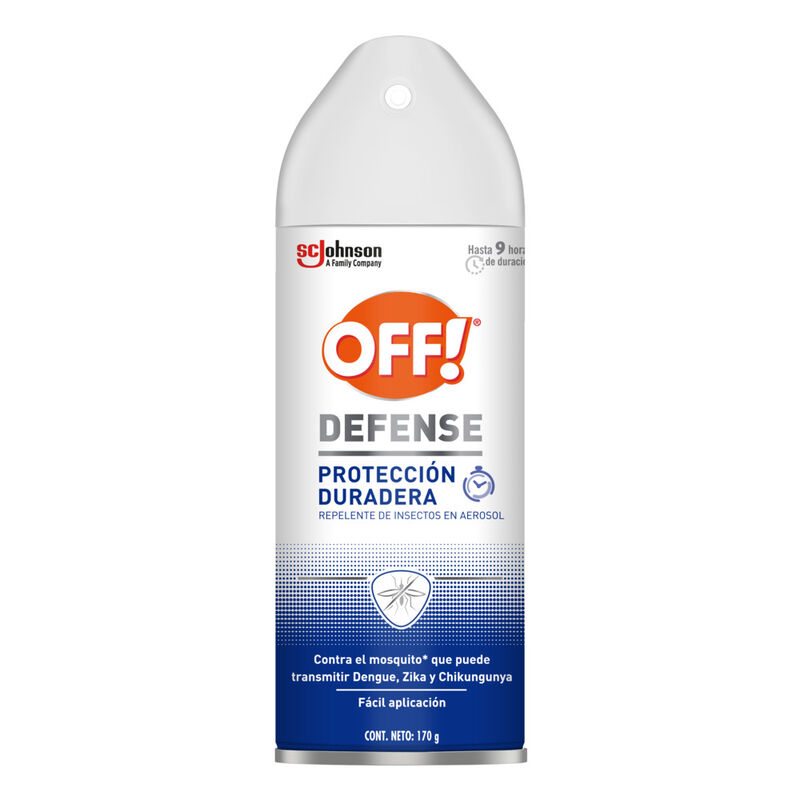 OFF! Defense Repelente de Insectos en Aerosol 170gr