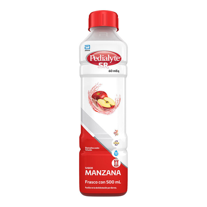 Pedialyte 60 Manzana Solución 500Ml