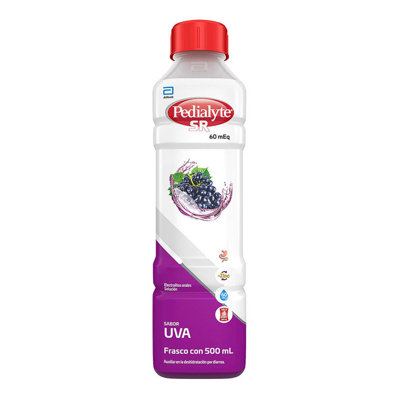 Pedialyte 60 Uva Solución 500Ml
