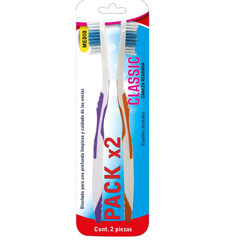 YZA CEPILLO DENTAL 2 PZAS