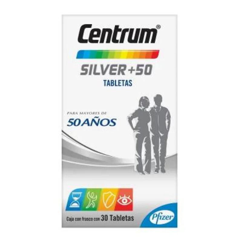 Centrum Silver 50+ Multivitamínico y Minerales 