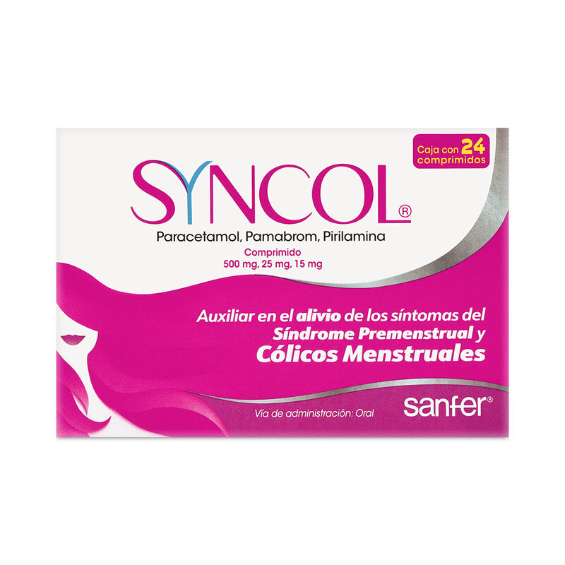 Syncol 500Mg/25Mg/15Mg 24 Comp