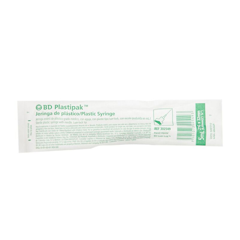 Bd Plastipak 21Gx32Mm 1 Jga X 5Ml