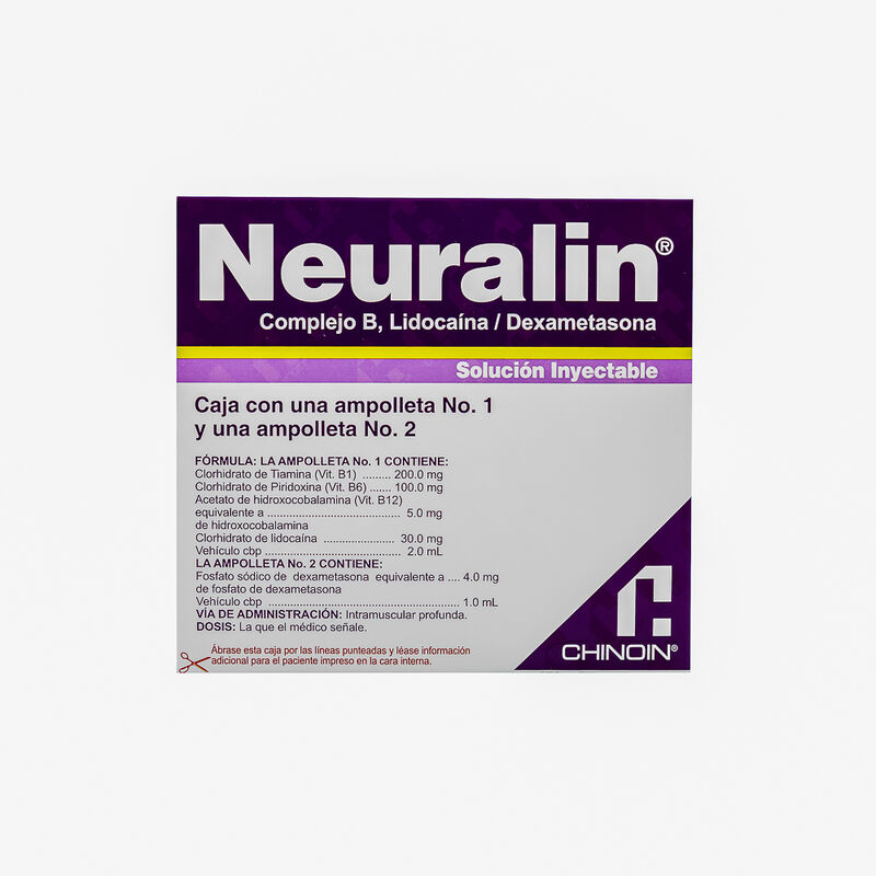 Neuralin Solución Inyectable 2 Amp