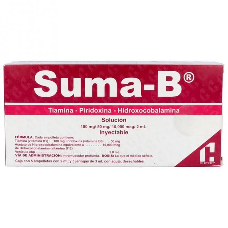 Suma-B Jeringas Desechables 5 Amp X 2Ml