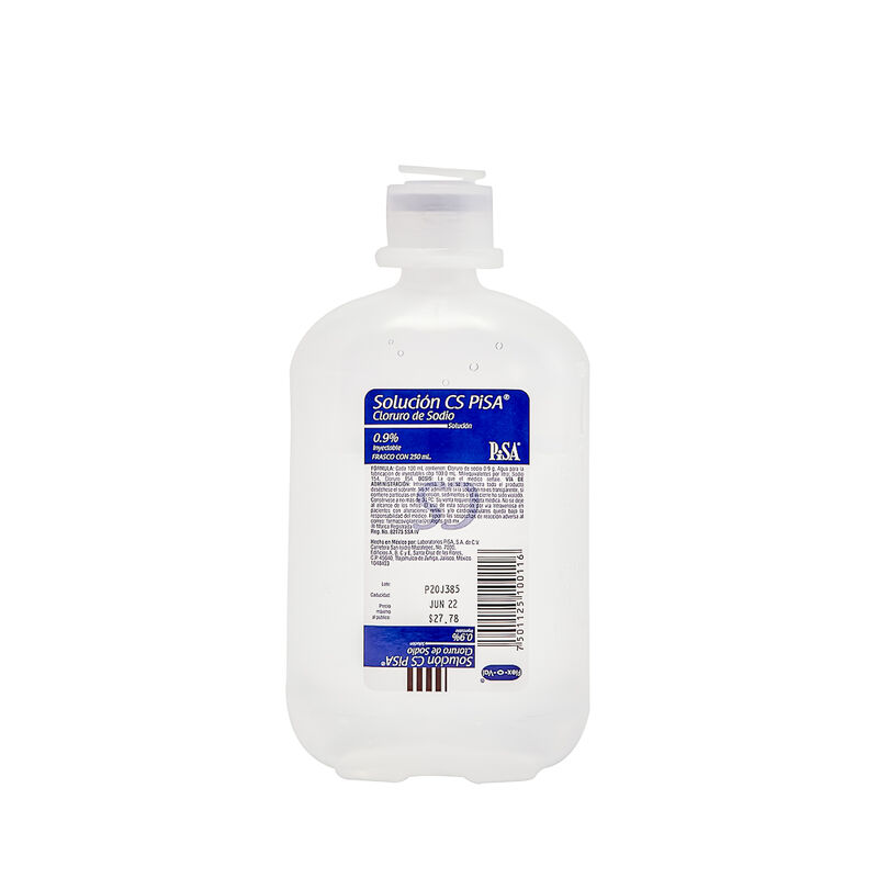 Cloruro De Sodi 0.9% Solución Iny 250Ml