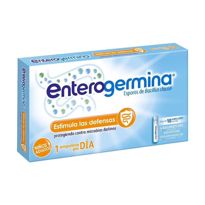 Enterogermina Oral 4 Billones 10 Ampolletas de 5mL
