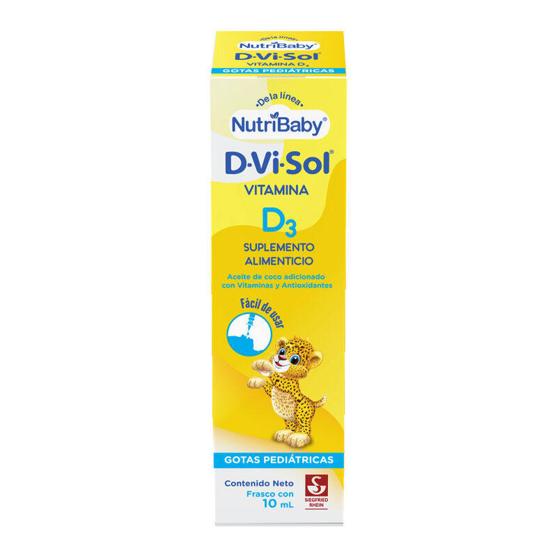 D-Vi-Sol Niños 10 mL - Dispositivo gota exacta (Vitamina E y D3)