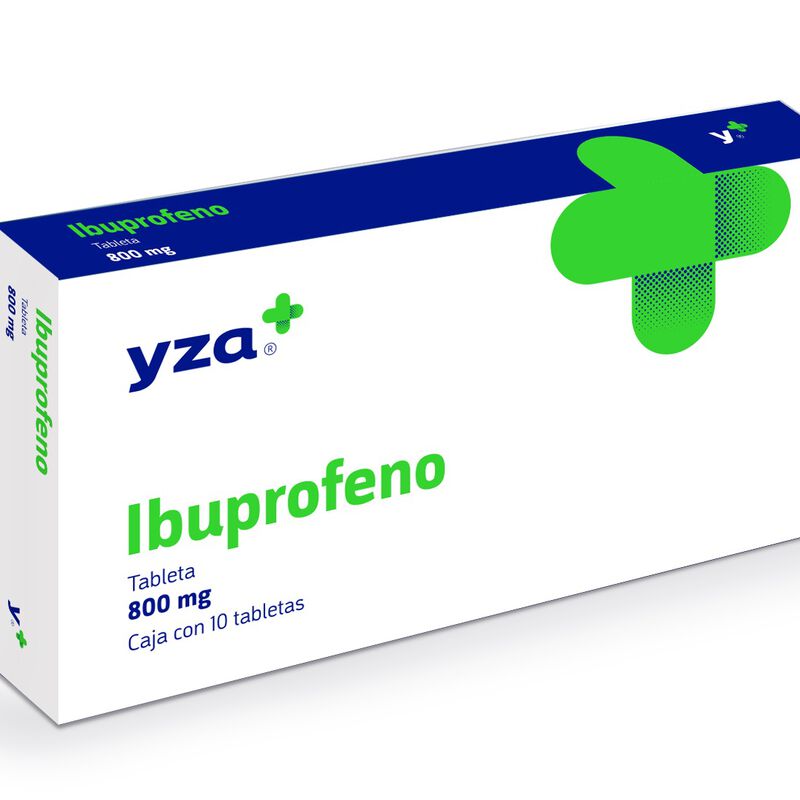 Yza Ibuprofeno 800Mg 10 Tabs
