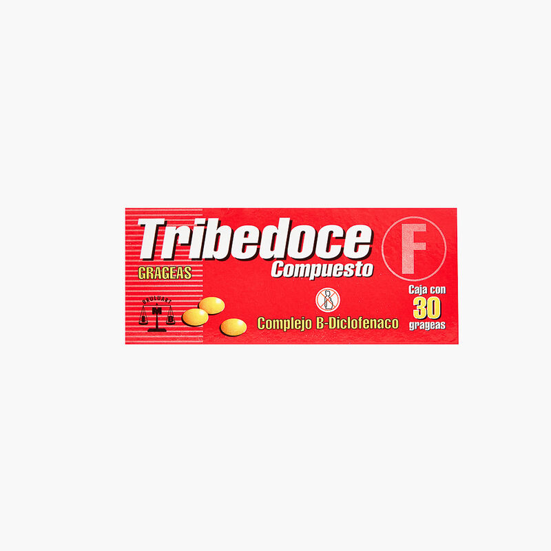 Complejo B, Diclofenaco 1Mg/50Mg/50Mg 30 Grageas