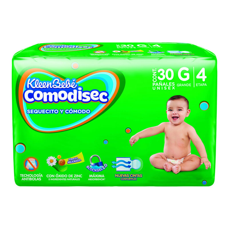 Kleenbebe Comodisec Panal Grand 30 Pzas