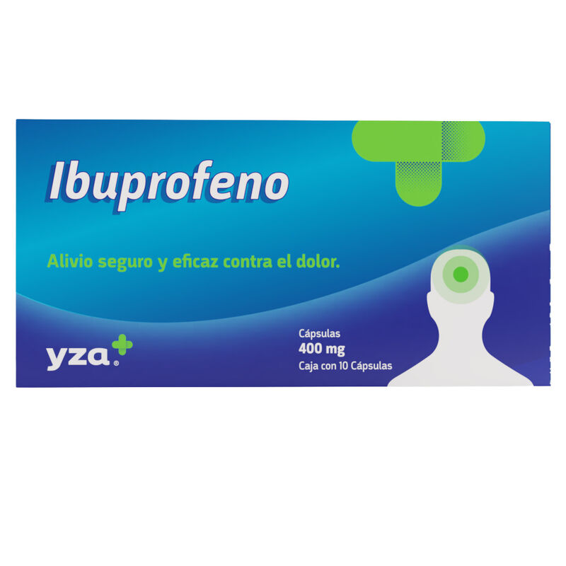 Yza Ibuprofeno 400Mg 10 Caps