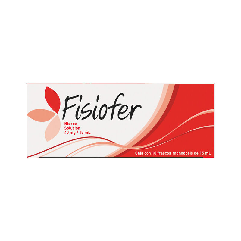 Fisiofer, 40 mg, 10 Frascos - 15 ml